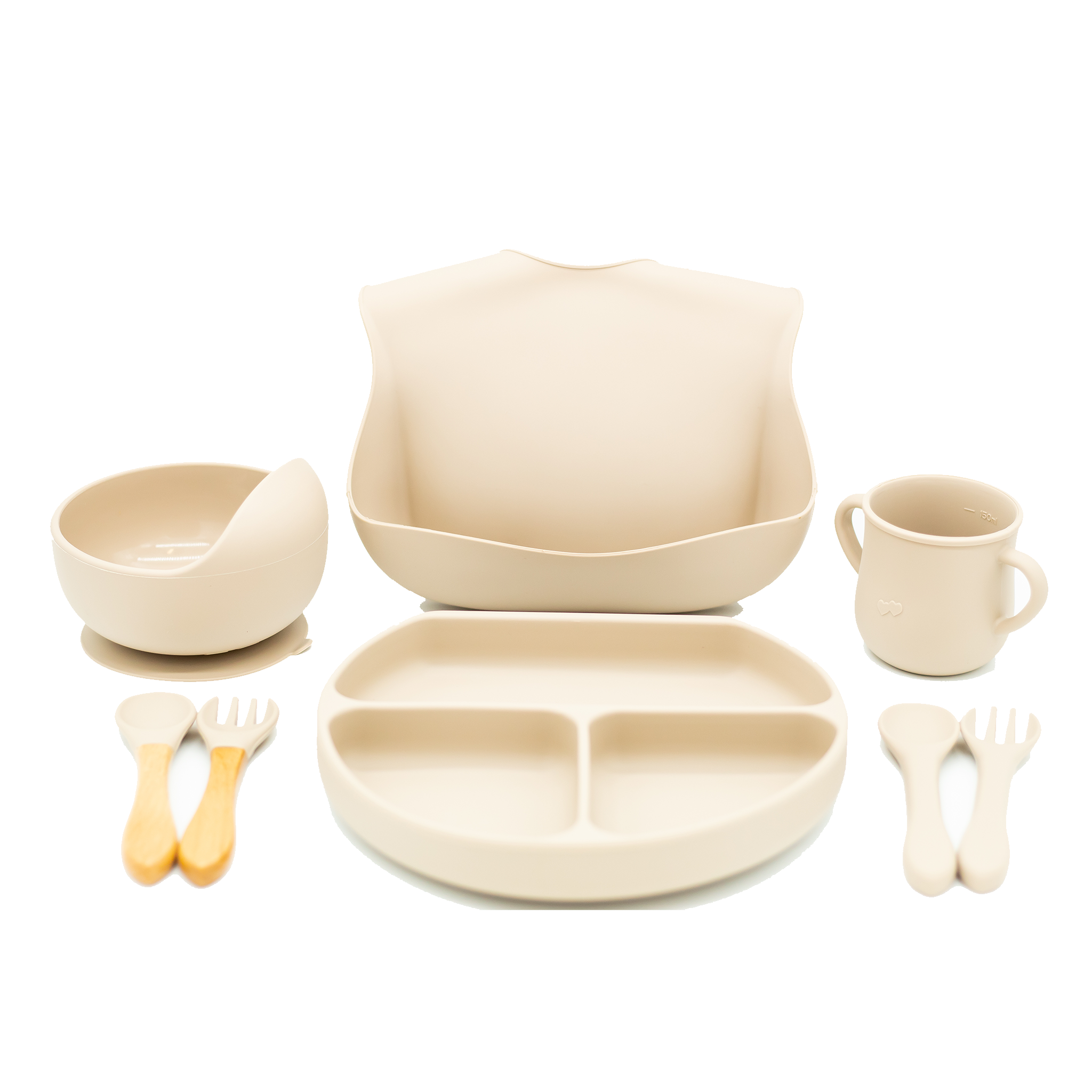 Tableware for Kids, Silicone Feeding Sets