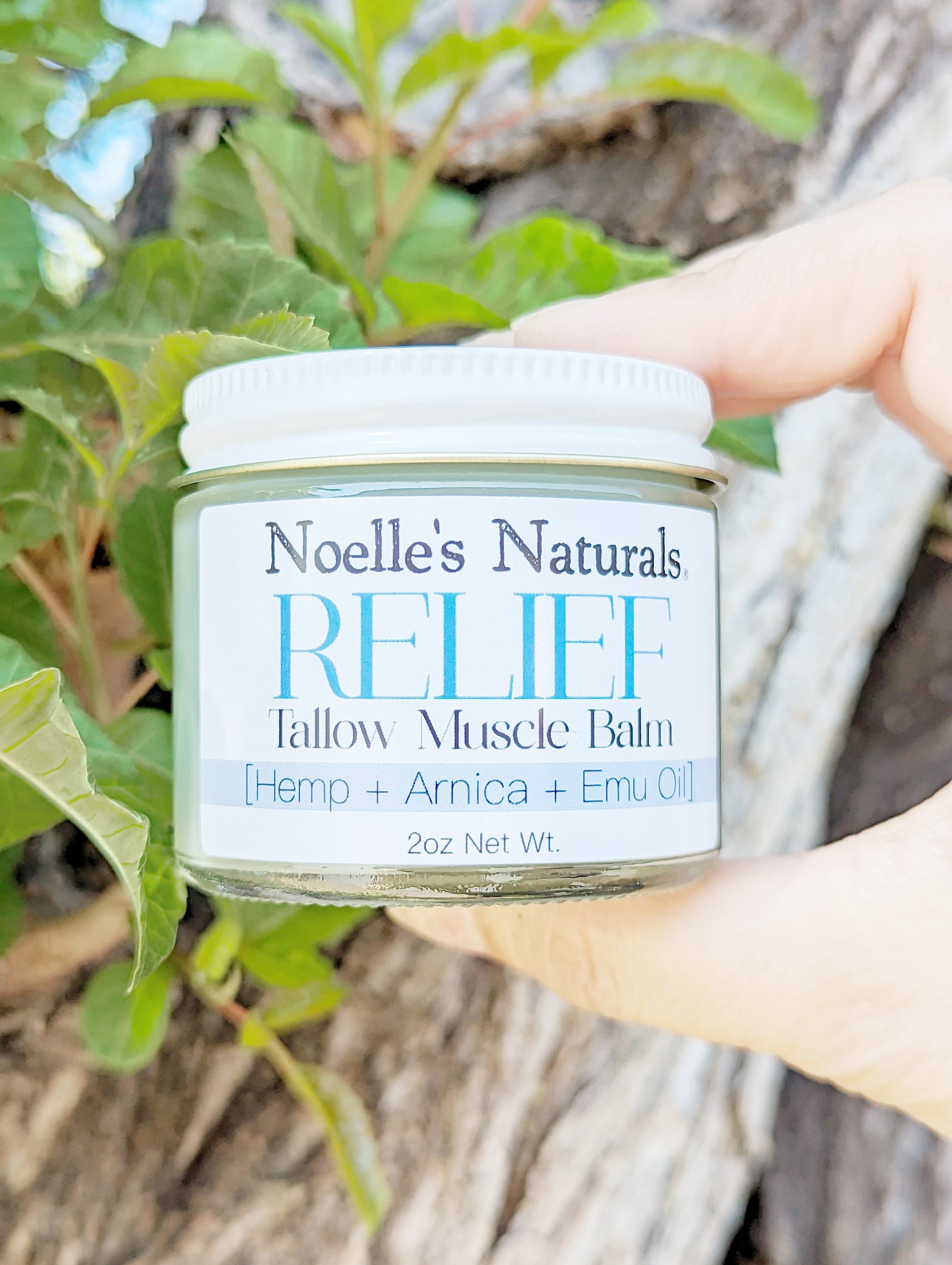 Relief Tallow Balm - soothes achy muscles and joints while moisturizing and soothing skin. Can also be used topically as a natural cough suppressant!