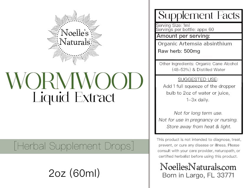 Wormwood Extract - Supplement Drops - 2oz